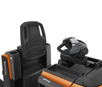 Toyota low level order picker OSE250 with comfortable backrest