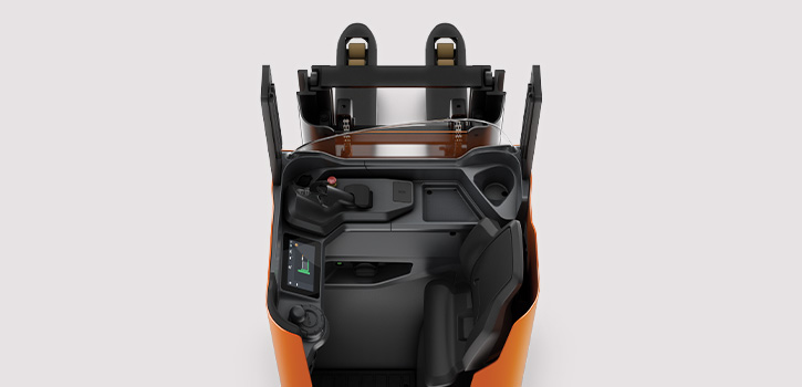 Toyota BT Staxio SSI stand-in sikt gjennom mast