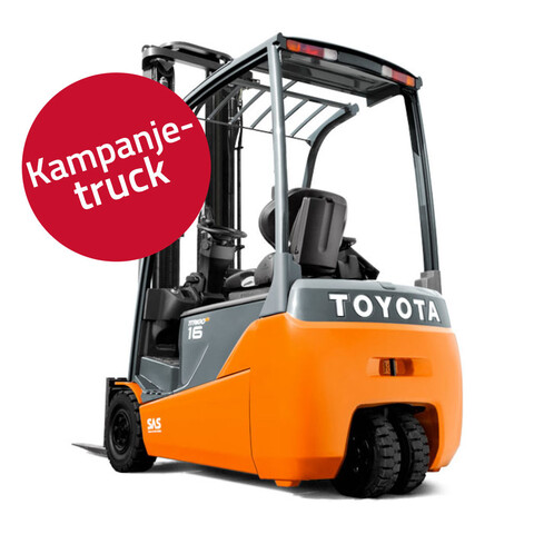 Motvektstruck Elektrisk - Toyota Traigo 48, 3-hjul kompakt 1.6 tonn Motvektstruck Elektrisk - Hovedbilde 2