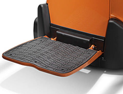 Nedfellbar førerplattform 